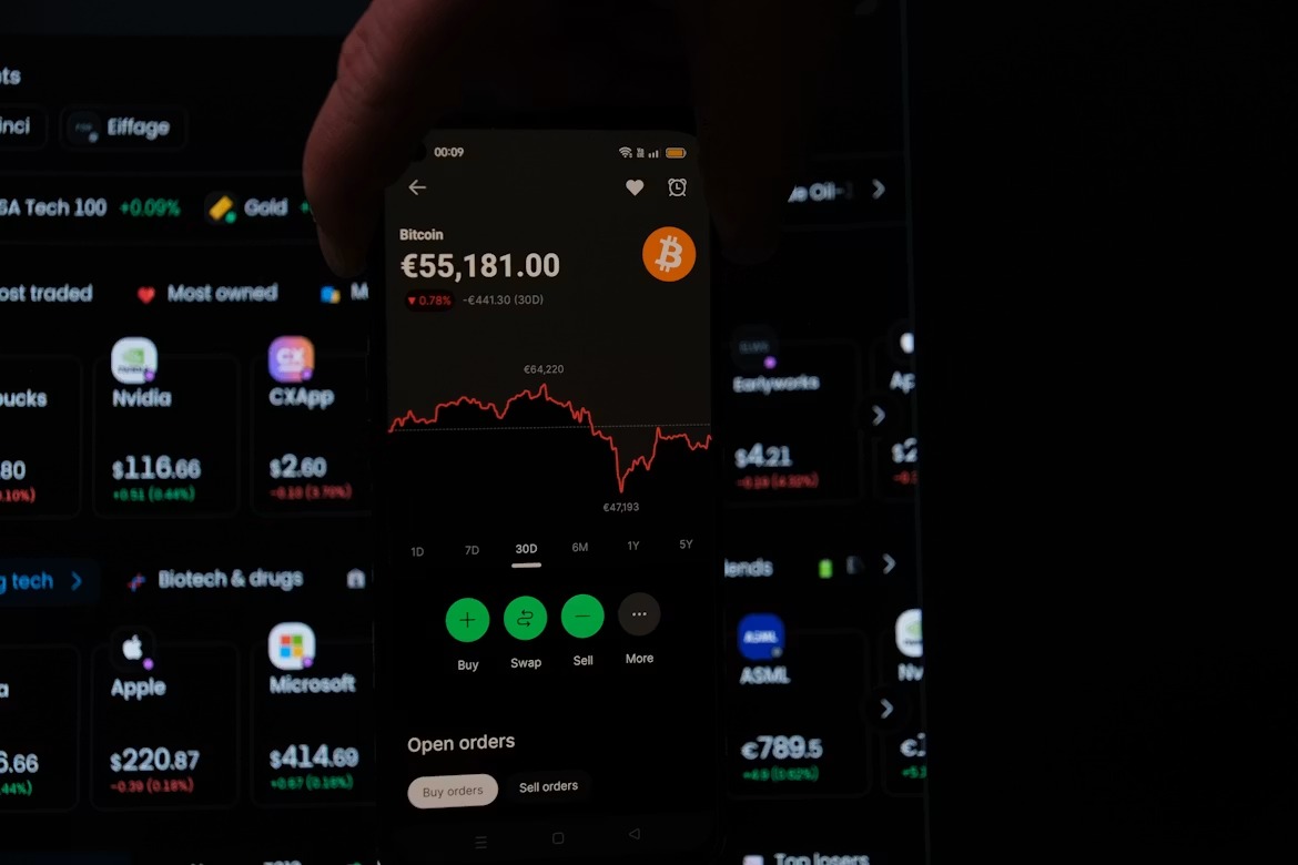Live market overview dashboard
